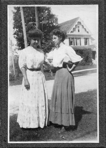 My Grandmother (right) in her youth, with her older sister Alma